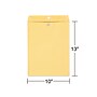 Staples Kraft Clasp & Moistenable Glue Catalog Envelopes, 10" x 13", Brown, 100/Box (ST187039-CC)~#|#~7CD8915B-B904-4412-B1DD55B559F8A11D_sc7