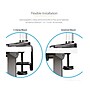 StarTech Adjustable Desk Mount Laptop Arm for 34" Monitor, Black/Silver (ARMUNONB1)~#|#~7CDA443C-6236-41B5-BDD35B08EEF8CEF2_sc7