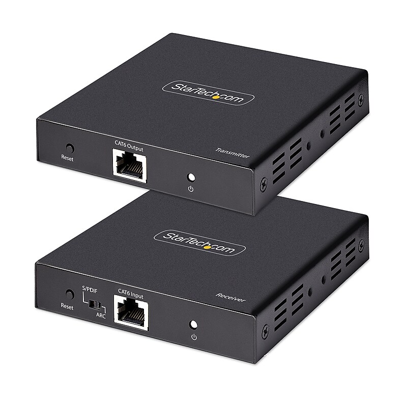 Startech 4K HDMI Extender Over CAT5/CAT6 Cable, 4K 60Hz HDR Video Extender (4K70IC-EXTEND-HDMI) image 1