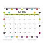 2026-2027 Blue Sky Wirebound Dots 12" x 15" Academic Monthly Wall Calendar, Assorted Colors (100340-A27)~#|#~7CDBAEC6-A6EE-4CA2-9E47267C2C674890_sc7