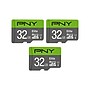 PNY Elite 32GB microSDHC Memory Card with Adapter, Class 10, UHS-I, 3/Pack (P-SDU32GX3U1100)~#|#~7CDD76F7-D7BF-4F00-85255EEF35746E26_sc7