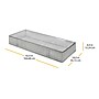 Whitmor Underbed Storage Bag, Gray (5455-75)~#|#~7CDDAA0C-E72B-4C66-9E0CDF92813E8A2E_sc7