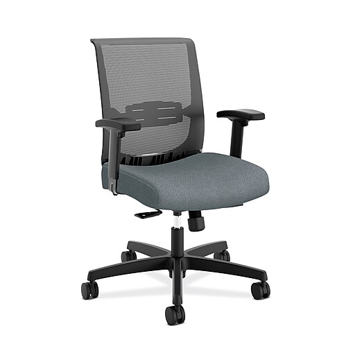 HON Convergence Fabric/Mesh Task Chair, Gray Pattern (HONCMY1AAPX25) | Staples