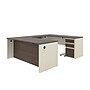 Bestar Prestige 92.3"W Laminated Wood U-Shaped Executive Desk Bundle, Antigua (99871-52)~#|#~7CEF6B89-1793-4326-B73B17373AD8D5C5_sc7