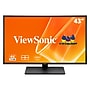 ViewSonic 43" 4K UHD 60Hz LCD Business Monitor, Built-In Speakers, Black (VX4381U-4K)~#|#~7CF16225-3643-4953-8D76BF1AEEC72F61_sc7