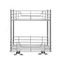 Household Essentials Metal Two-Tier Pantry Organizer, Silver (HH25314-1)~#|#~7CF2048C-0C4A-43F7-80FE3D519CA71568_sc7
