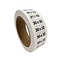 Nahanco 30 x 32 Plastic Size Marker, Clear/Black/White, 250/Roll (DSM-246)~#|#~7CF47C5F-7791-4A11-9F60FA60917C8F6C_sc7