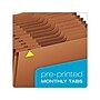 Pendaflex Heavy Duty Reinforced Paper Stock Accordion File, Monthly Index, 12-Pocket, Legal Size, Brown, 1/Each (R219MHD)~#|#~7CF51081-4D15-4531-A5086BAD0BEAE595_sc7