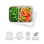 Bentgo Prep 2-Compartment Snack Container Snack Container, Clay, 12 oz. (BGPRSNK-CL)~#|#~7CF5C88C-8CB5-47D2-930EFECD4FC80268_sc7