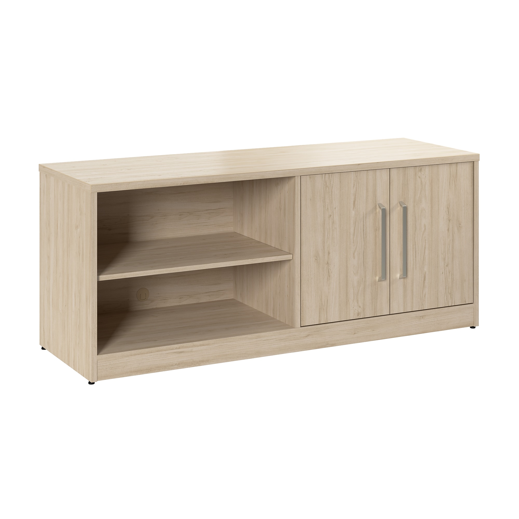 Bush Business Furniture Vista Low Storage Cabinet with Doors and Shelves, Natural Elm (VSS160NE) Sansujyuku sansujyuku.com