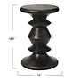 Storied Home Berns 12"Dia. Wooden Round End Table, Black Walnut (EC0685)~#|#~7CF8A14D-ECA1-444B-9FFD5B8A0AF59C98_sc7