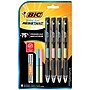 BIC Break-Resistant Mechanical Pencils, 0.7mm, #2 Medium Lead, 4/Pack (MV7PRP4-BLK)~#|#~7CFAF695-B123-4EAF-88D7DB736599F65A_sc7