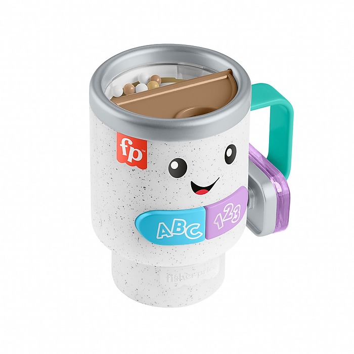 Fisher-Price Laugh & Learn Wake Up & Learn Coffee Mug Toy (HRP35