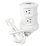 RAYOVAC Charging Tower 6-Outlet 4-USB Port Surge Protector with Wireless Charging, 5-ft., 540 Joules, White (SS-Q913)~#|#~7CFF0CC7-1DCE-4136-BB3AD7F563FCDEF6_sc7