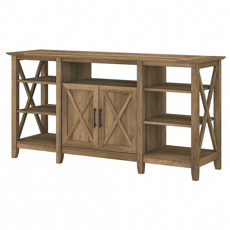 Bush Furniture Key West Console TV Stand, Screens up to 65", Reclaimed Pine (KWV160RCP-03) image 1