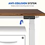 FlexiSpot E7 Commercial 72''W Electric Rectangular Adjustable Standing Desk, Black Walnut/White (E7WCOM7230-BW)~#|#~7D09E980-0EDF-485C-915C969B81EB3DDC_sc7