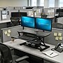 VersaDesk PowerPro 36"W Electric Adjustable Standing Desk Converter, Black (SP7643624-00-01)~#|#~7D09FE3D-0EB3-4900-B43D836B8BD72516_sc7
