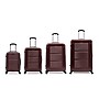 InUSA Pilot 4-Piece Hardside Spinner Luggage Set, TSA Checkpoint Friendly, Wine (IUPILSMLXL-WIN)~#|#~7D1155C5-42F3-43F5-8C2A30B1A4A190CE_sc7