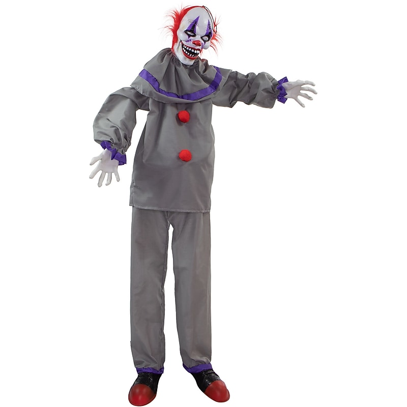 Haunted Hill Farm Life-Size Animatronic Clown (HHCLOWN-23FLSA) image 1