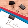 ACCO Medium Binder Clips, 0.63" Capacity, Black, 12 Clips/Pack (A7072050B)~#|#~7D1E3749-4DBF-4F05-AE37F84BBF297F92_sc7
