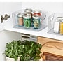iDESIGN Small Stackable Plastic Storage Bin, Clear (80008)~#|#~7D227E08-EC2B-4B00-B0E1E3F10C67E5B5_sc7