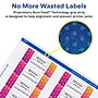 Avery Laser/Inkjet Rectangle Multipurpose Labels, 1.5" x 2.75", Matte White, 500 Labels/Box (94230)~#|#~7D23FCD8-BC41-4C65-A7AF7A2F80C44C24_sc7