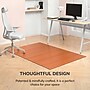 Anji Mountain Standard Bamboo Carpet & Hard Floor Chair Mat, 48" x 72", Walnut (AMB24055)~#|#~7D26EEA4-22EE-4DF4-B974BE88702C8EEF_sc7