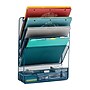 Mind Reader 7-Compartment Metal Desk Shelf, Turquoise (MAGROUND-TUR)~#|#~7D2D8131-7E17-446D-8C3F38723864C5A5_sc7