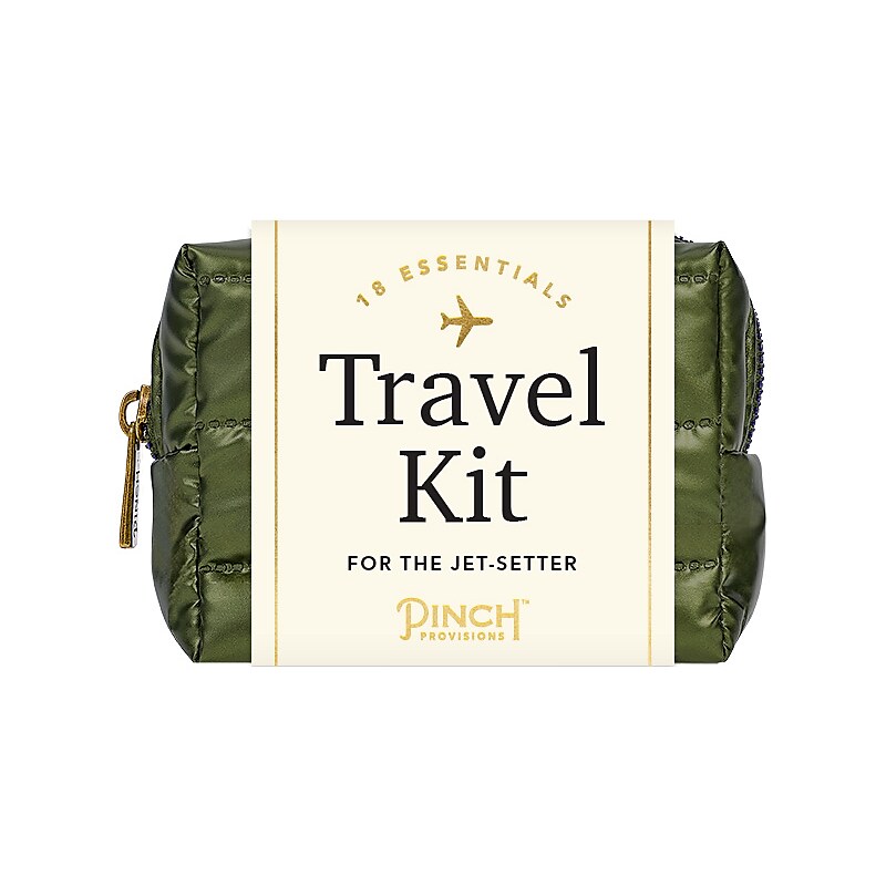 Pinch Provisions 18-Piece Polyester Travel Comfort Set, Green (MDTRAVEL1PUFGRN) image 1