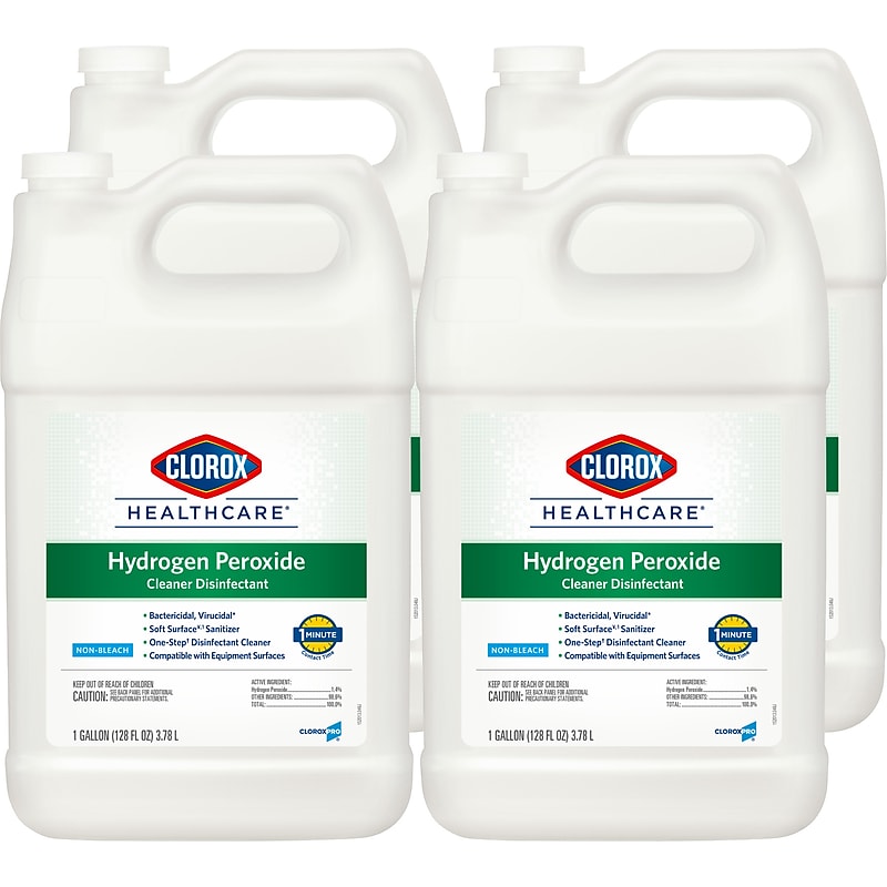 Clorox Commercial Solutions Hydrogen Peroxide Disinfecting Cleaner Refill, 128 oz. (30833) image 1