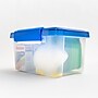 Iris 6.5 Quart Element Resistant Ultimate Clear Plastic Latching Storage Bin, Clear, 5/Pack (500136)~#|#~7D2F3CC6-3123-4823-AC50735D102056CB_sc7