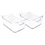 Isaac Jacobs Large Plastic Storage Bins with Handles, 6" x 10" x 13.5", Clear, 2/Pack (PD01-L2)~#|#~7D308422-46B7-4DAE-ACA67D684B1C8160_sc7