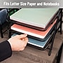 Mind Reader Metal 3-Tier Stackable Paper Desk Tray Organizer, Black, 2/Pack (3TPAP2PK-BLK)~#|#~7D31EC2C-DB57-4325-8832EFC56CF1F801_sc7