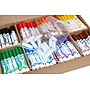 Crayola Ultra-Clean Washable Markers, Broad, Assorted Colors, 200/Carton (58-8200)~#|#~7D34078F-B8A9-4C1A-B6A9129FE011DEBC_sc7