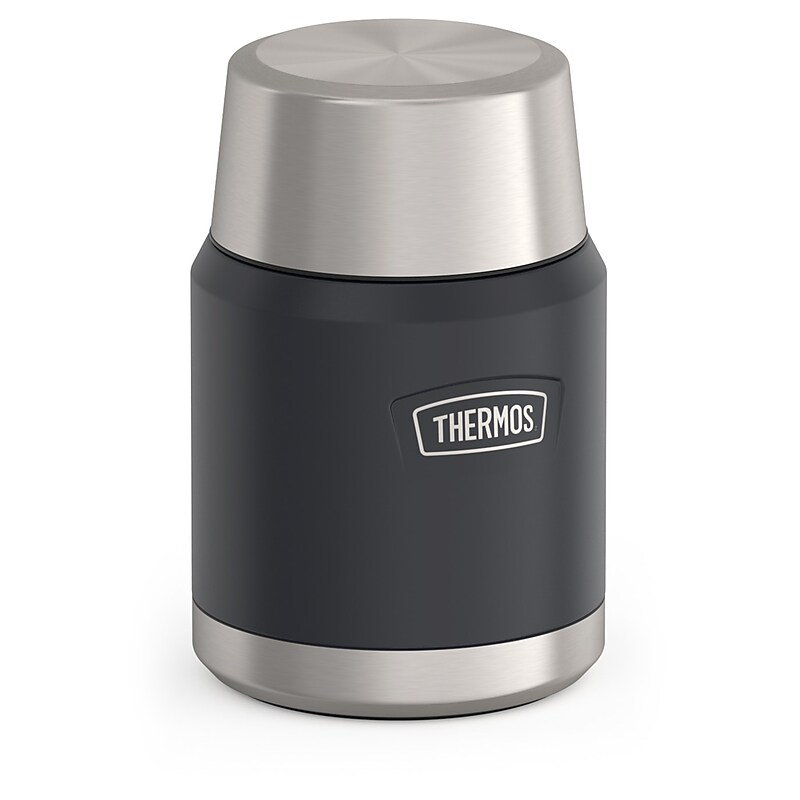 Thermos Icon Stainless Steel Insulated Food Jar, Granite, 16 oz. (EAIS3002GT4) image 1