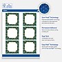 Avery Square Multipurpose Labels, 3" x 3", White, 60/Pack (19479370503)~#|#~7D3E713A-A3AB-49D9-929989D5C1CE172F_sc7