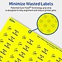 Avery Rectangle Multipurpose Labels, 2/3" x 1-3/4", Neon Yellow, 880/Pack (94209)~#|#~7D420483-F760-4996-B08767B640A826E3_sc7