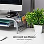 Mind Reader Monitor Stand with Paper Tray, Up to 33 lbs., Metal Mesh, Silver (MESHMONSTA-SIL)~#|#~7D421249-C4B9-43A0-A09D8DC078AA6572_sc7