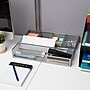 Mind Reader 6-Compartment Metal Drawer Organizer, Silver, 2/Set (2DEER-SIL)~#|#~7D49EE27-A784-4B3A-9F312C006FF214CA_sc7