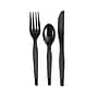 Dixie Individually Wrapped Polystyrene Cutlery Set, Heavy-Weight, Black, 250/Carton (CH56C7)~#|#~7D4CA229-CC37-4F1E-BBC35981CCCEB13C_sc7