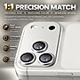 SaharaCase Tempered Glass Camera Lens Protector for iPhone 18 Pro Max, Silver, 2/Pack (ZD00242)~#|#~7D4CF731-6285-49FE-8BC33CFB8FB76FA0_sc7