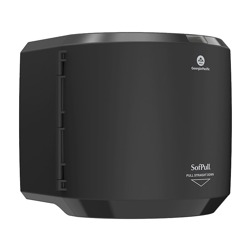 SofPull Centerpull Paper Towel Dispenser, Black (58201B) image 1