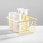 mDesign Metal Basket with Handles, Soft Brass (24829W)~#|#~7D53328C-17AD-4022-AE6965FF99F69031_sc7