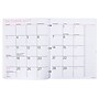 2027-2028 Overland Travelware 0.25" x 8.5" Calendar Year Monthly Standard Planner, Paperboard Cover, Pink Floral (90696)~#|#~7D53829A-0AC4-4FC0-87E5A54733EE382F_sc7