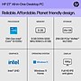 HP 27" All-in-One Desktop Computer, Intel Core i5-1335U, 8GB RAM, 265GB SSD, Mouse, Keyboard & Webcam Included, Windows 11~#|#~7D55DEBD-F735-4440-86900D467692FD15_sc7