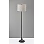 Simplee Adesso Eli 60"H Black Floor Lamp with Drum Shade (SL9504-01)~#|#~7D5AE30B-F3D5-4674-BE7A4C7C099F02D7_sc7