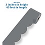 Carson-Dellosa Scalloped Bulletin Board Border, 2.25 x 65, Steel Gray (108539)~#|#~7D5B9C44-74A3-4C60-B06F14E9909C19F0_sc7