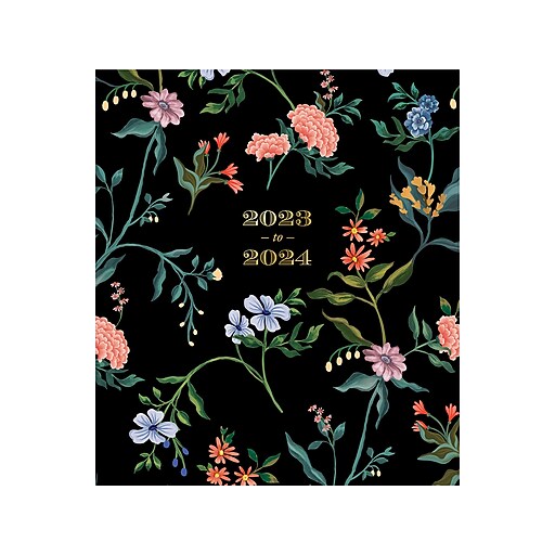 20232024 Blue Sky Day Designer Twilight Floral 8" x 10" Academic