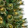 Nearly Natural 8-ft Wisconsin Slim Snow Tip Pine Artificial Christmas Tree with 600 Clear LED Lights (T3050)~#|#~7D60D948-0BED-4446-965323206BEE9C70_sc7