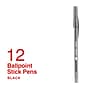 Staples Ballpoint Pen, Medium Point, 1.0mm, Black Ink, Dozen (ST52861)~#|#~7D673EEC-A2D4-4CDF-AB0439AF7E4D8D2B_sc7